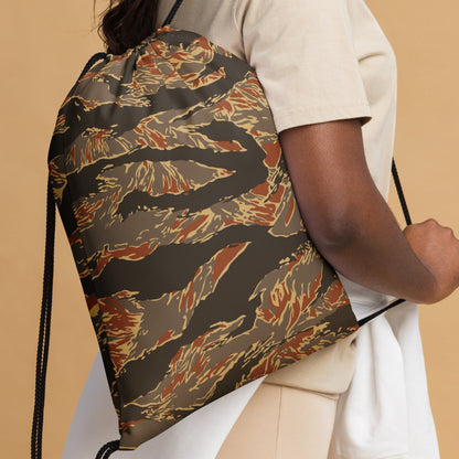 American Tiger Stripe Autumn CAMO Drawstring Bag - Bags