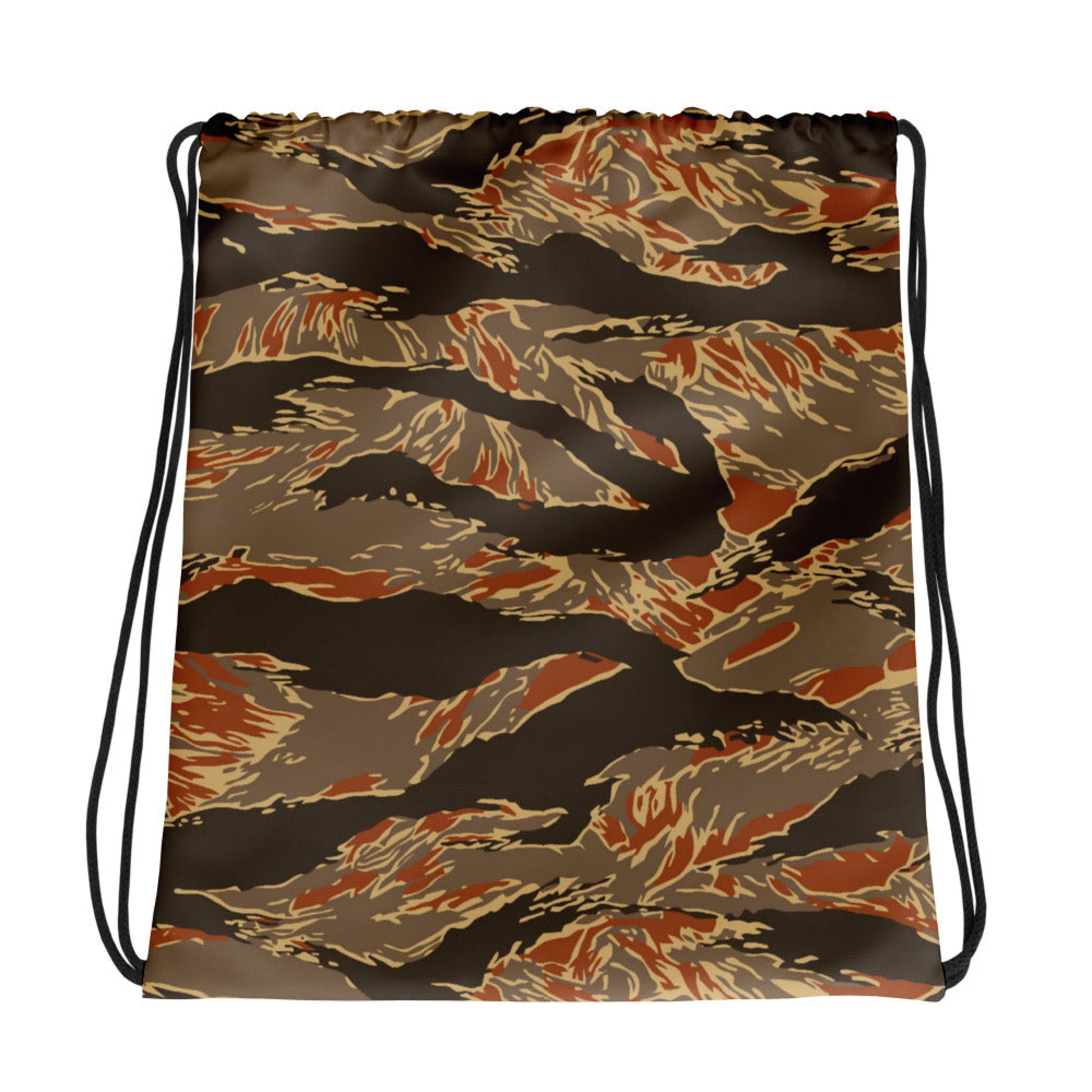 American Tiger Stripe Autumn CAMO Drawstring Bag - Bags