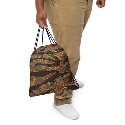 American Tiger Stripe Autumn CAMO Drawstring Bag - Bags