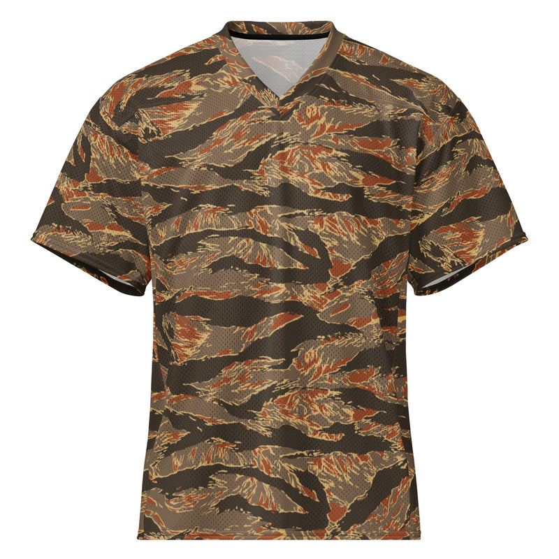 Tiger Stripe Emberwood CAMO Unisex American Football Jersey - 2XS