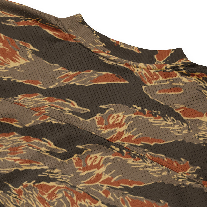 Tiger Stripe Emberwood CAMO Unisex American Football Jersey
