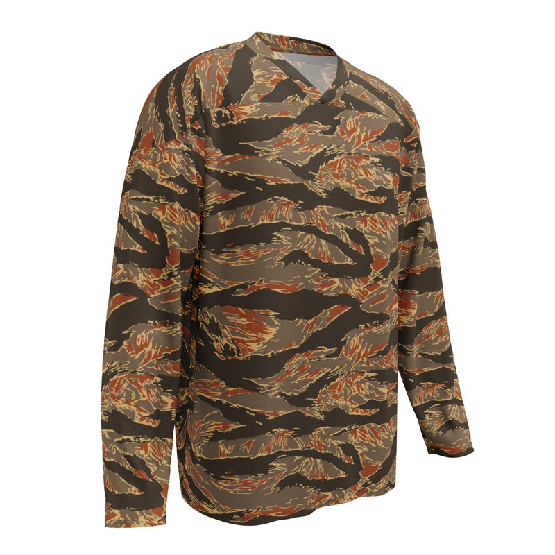 Tiger Stripe Emberwood CAMO Unisex Hockey Fan Jersey