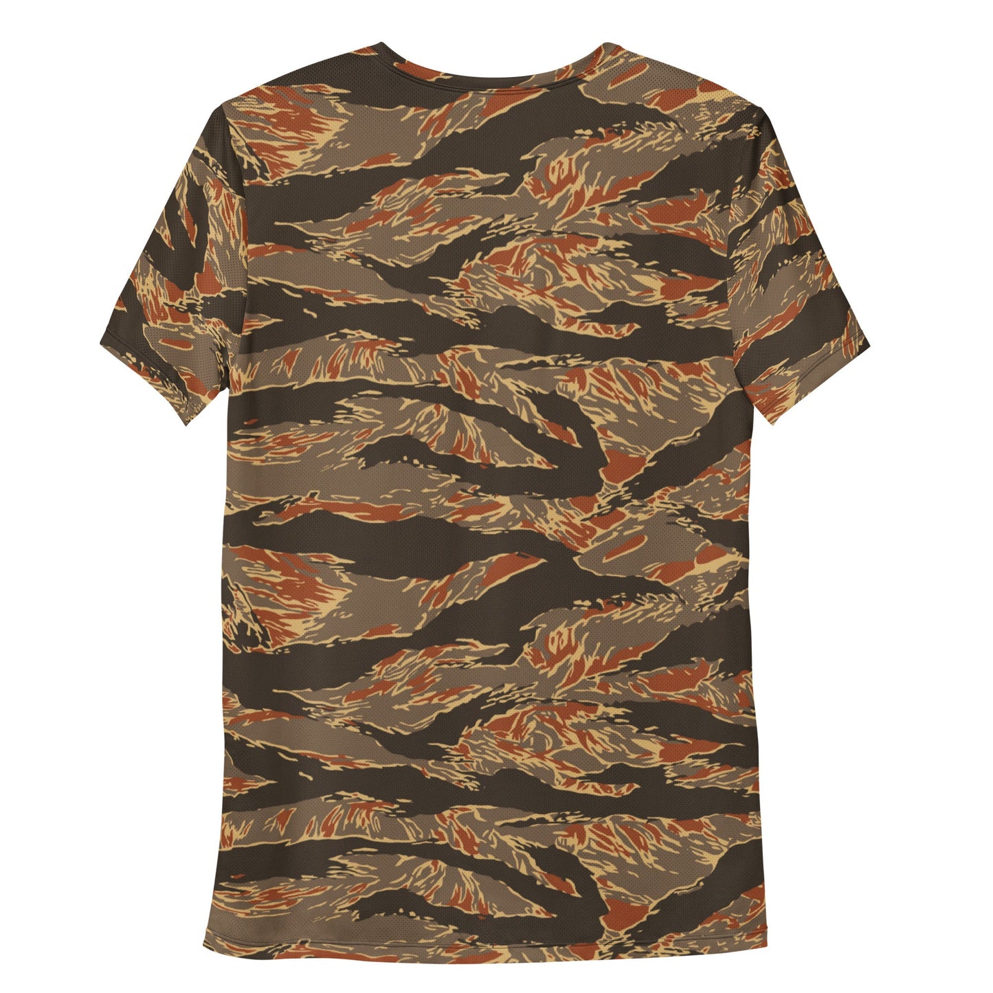 American Tiger Stripe Autumn CAMO Mens athletic t-shirt - Athletic T-Shirts