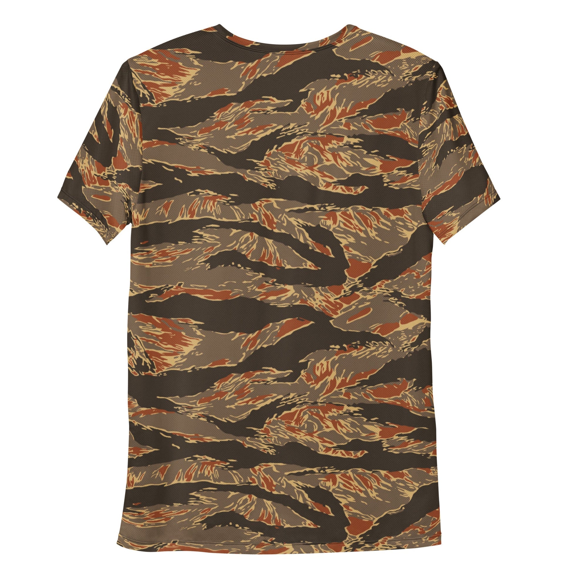 American Tiger Stripe Autumn CAMO Mens athletic t-shirt - Athletic T-Shirts