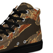 Tiger Stripe Emberwood CAMO Mens High-Top Canvas Shoes