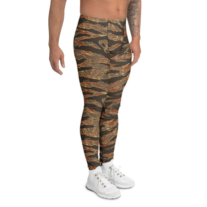 American Tiger Stripe Autumn CAMO Mens Leggings