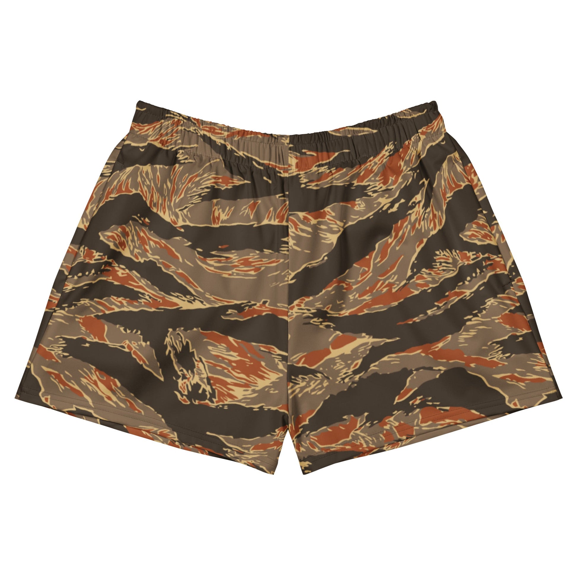 American Tiger Stripe Autumn CAMO Unisex Athletic Shorts