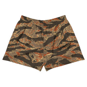 Tiger Stripe Emberwood CAMO Unisex Athletic Shorts