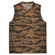 Tiger Stripe Emberwood CAMO Unisex Basketball Jersey