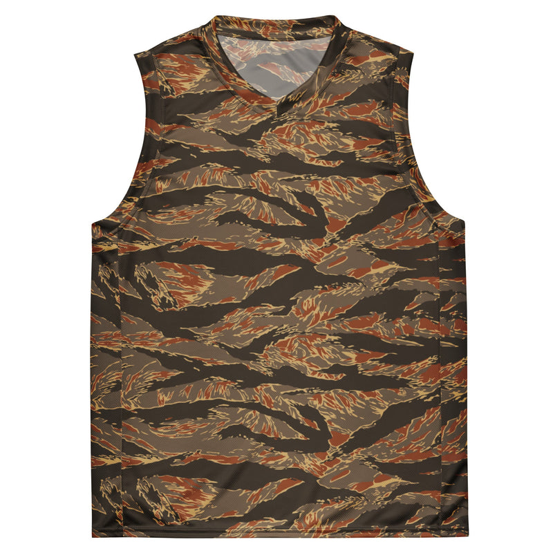 Tiger Stripe Emberwood CAMO Unisex Basketball Jersey