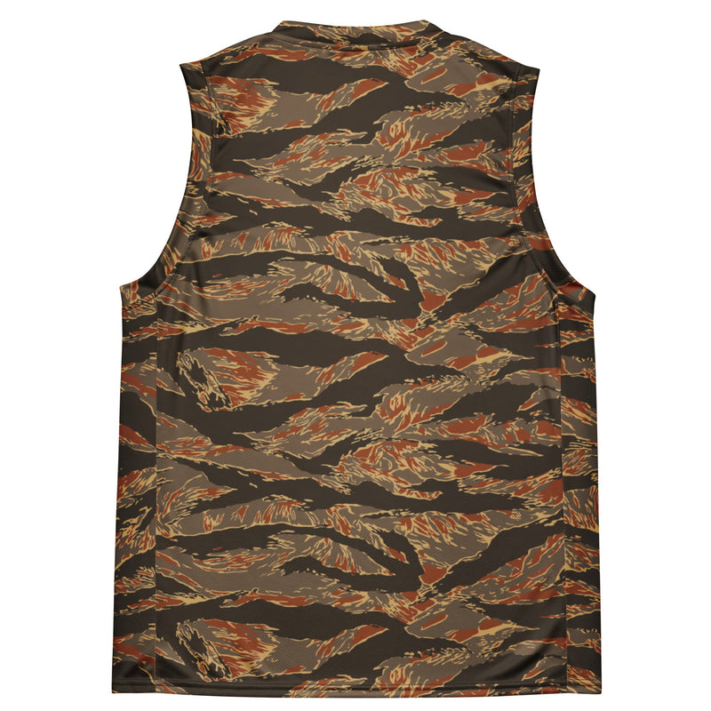 Tiger Stripe Emberwood CAMO Unisex Basketball Jersey