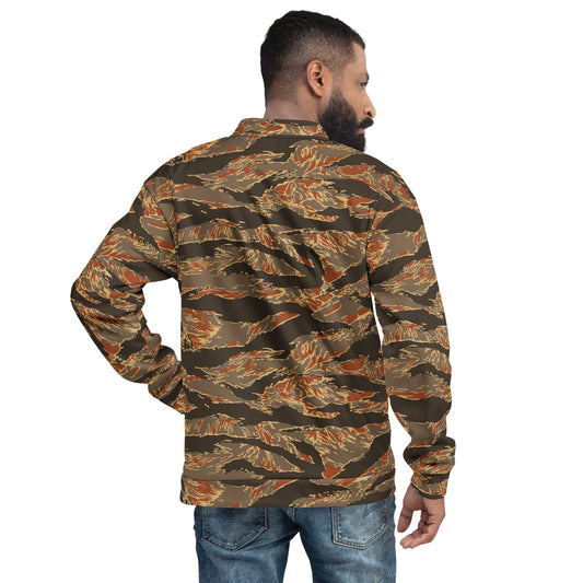 American Tiger Stripe Autumn CAMO Unisex Bomber Jacket - Jackets