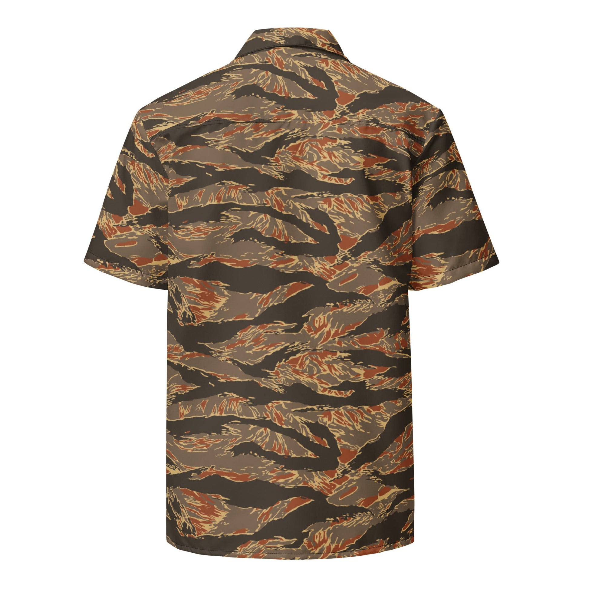 American Tiger Stripe Autumn CAMO Unisex button shirt - Button Shirts