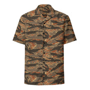 Tiger Stripe Emberwood CAMO Unisex Short-Sleeve Button Shirt