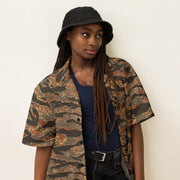 Tiger Stripe Emberwood CAMO Unisex Short-Sleeve Button Shirt