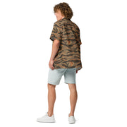 Tiger Stripe Emberwood CAMO Unisex Short-Sleeve Button Shirt