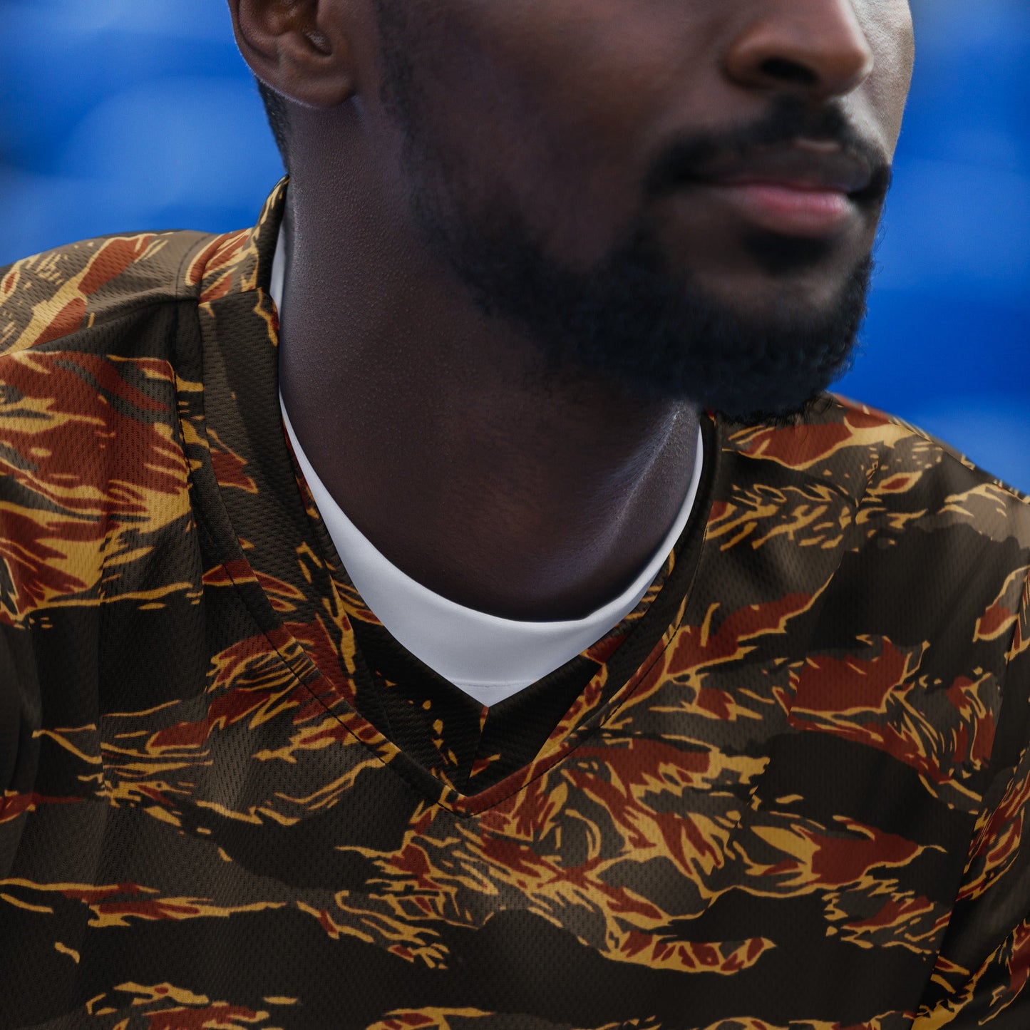 American Tiger Stripe Autumn CAMO unisex sports jersey - Sports Jerseys