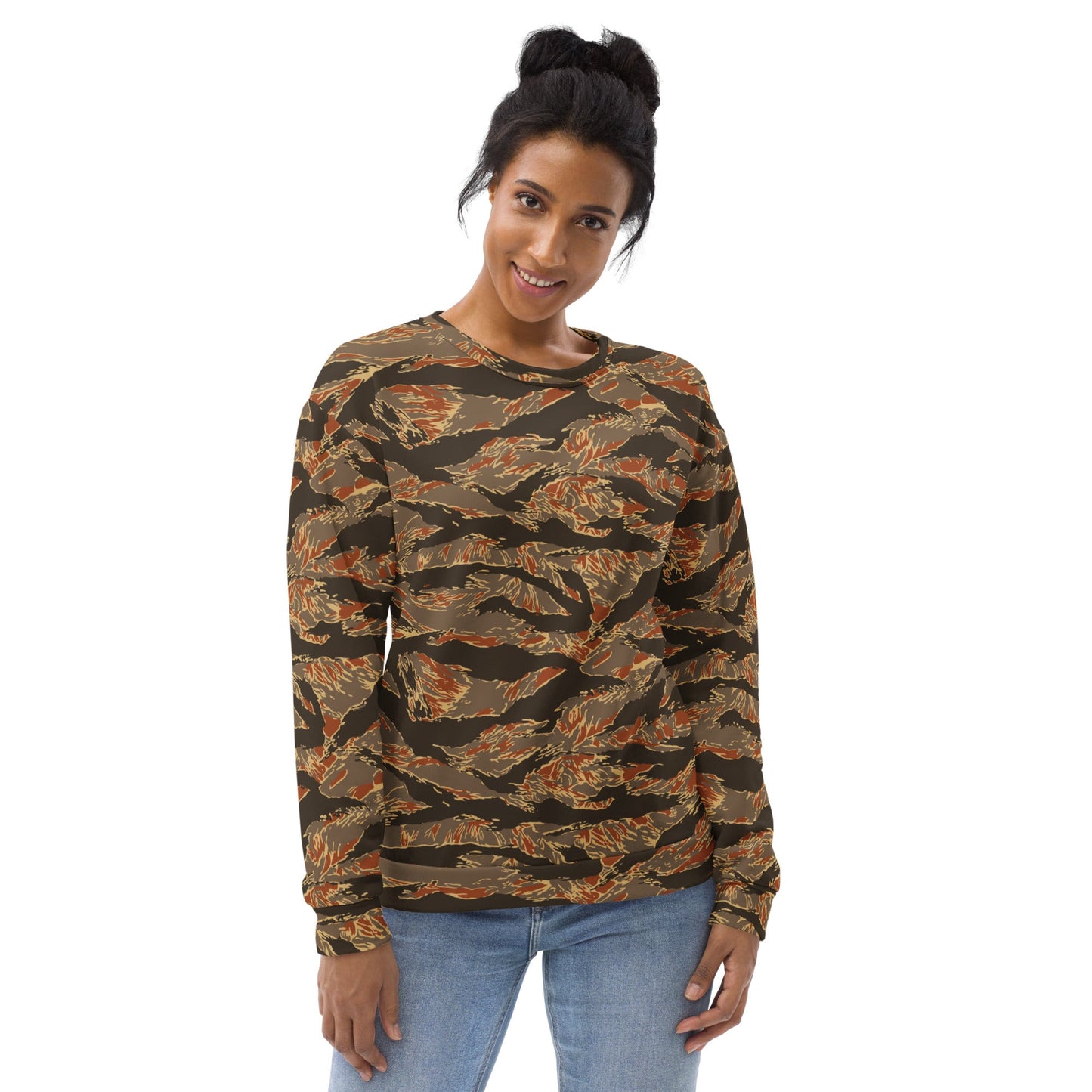 American Tiger Stripe Autumn CAMO Unisex Sweatshirt - Sweatshirts
