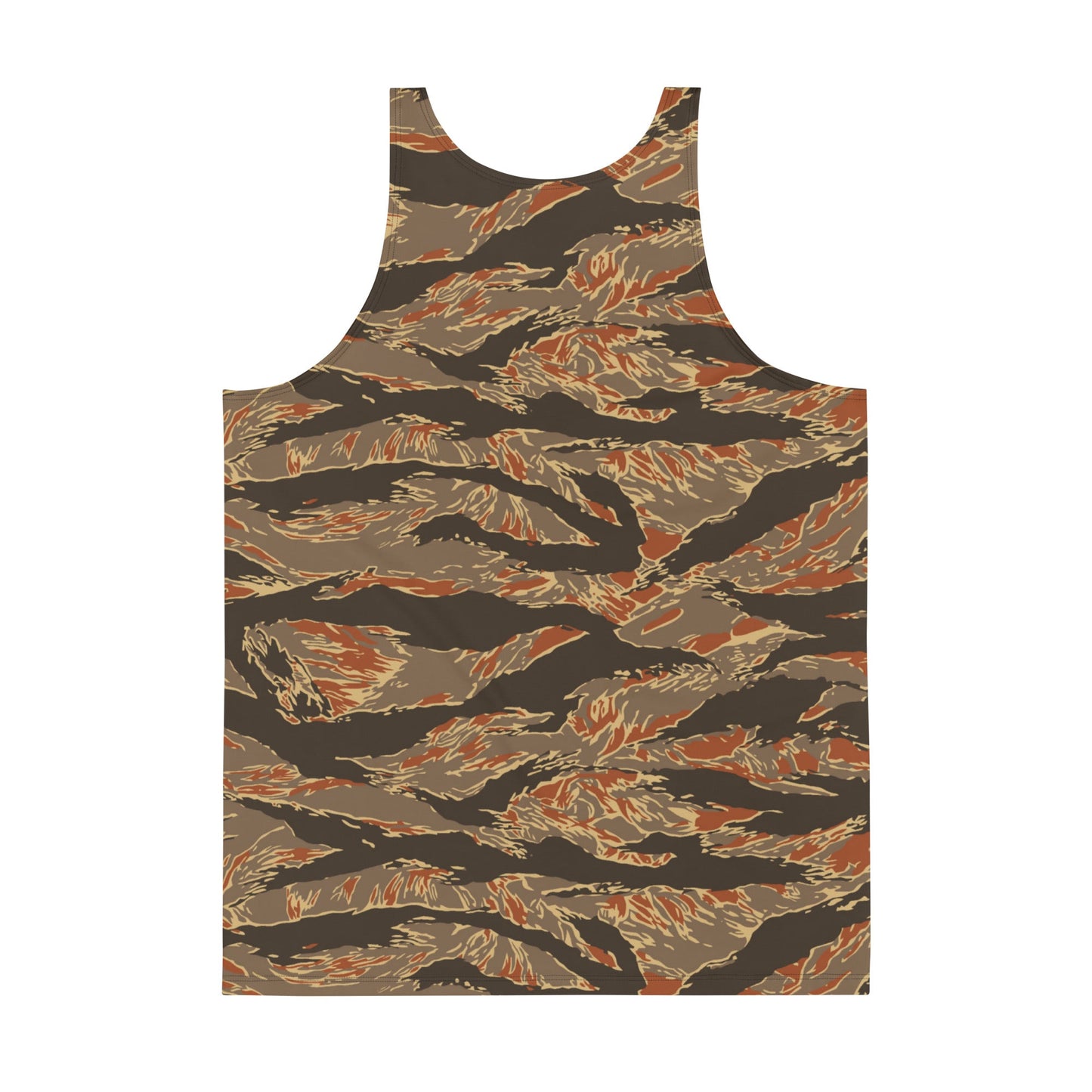 American Tiger Stripe Autumn CAMO Unisex Tank Top - Tops