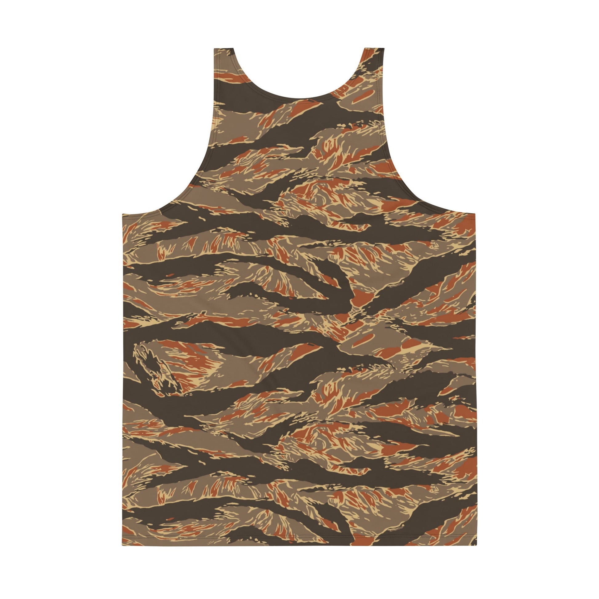 American Tiger Stripe Autumn CAMO Unisex Tank Top - Tops