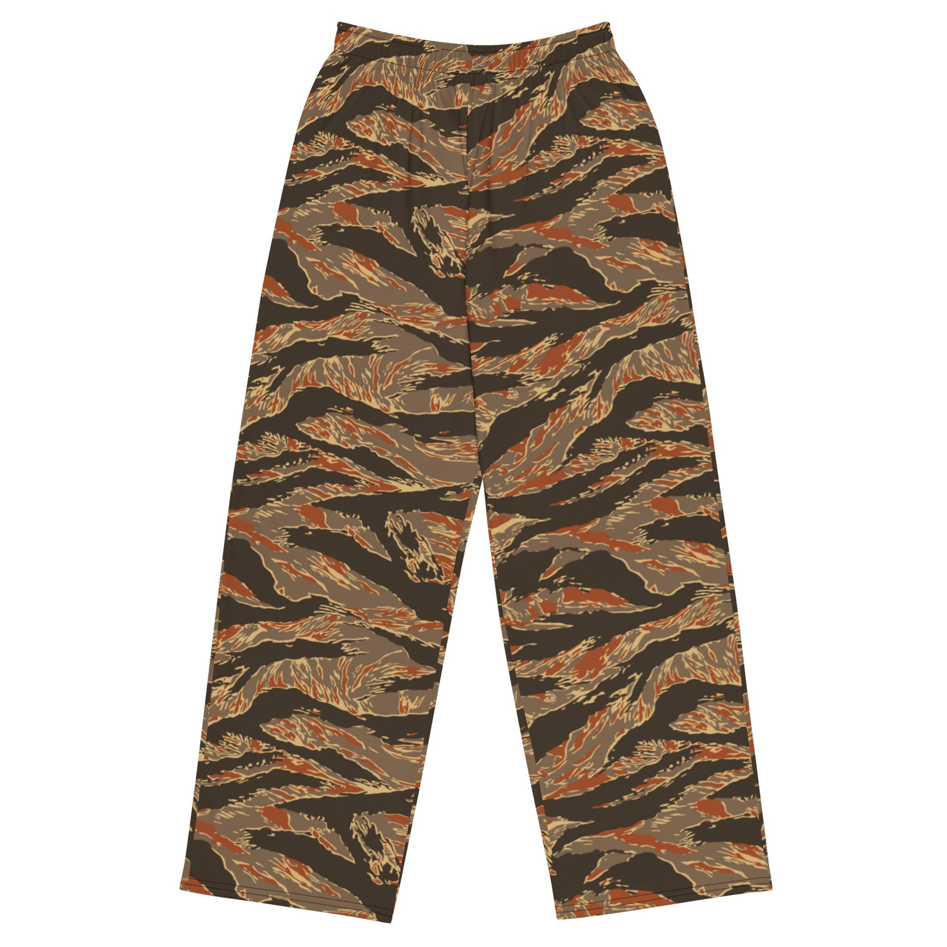 American Tiger Stripe Autumn CAMO unisex wide-leg pants - 2XS - Wide-leg Pants