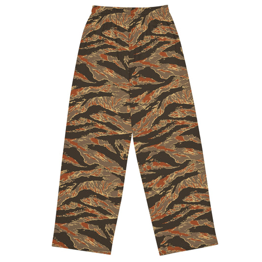 American Tiger Stripe Autumn CAMO unisex wide-leg pants - Wide-leg Pants