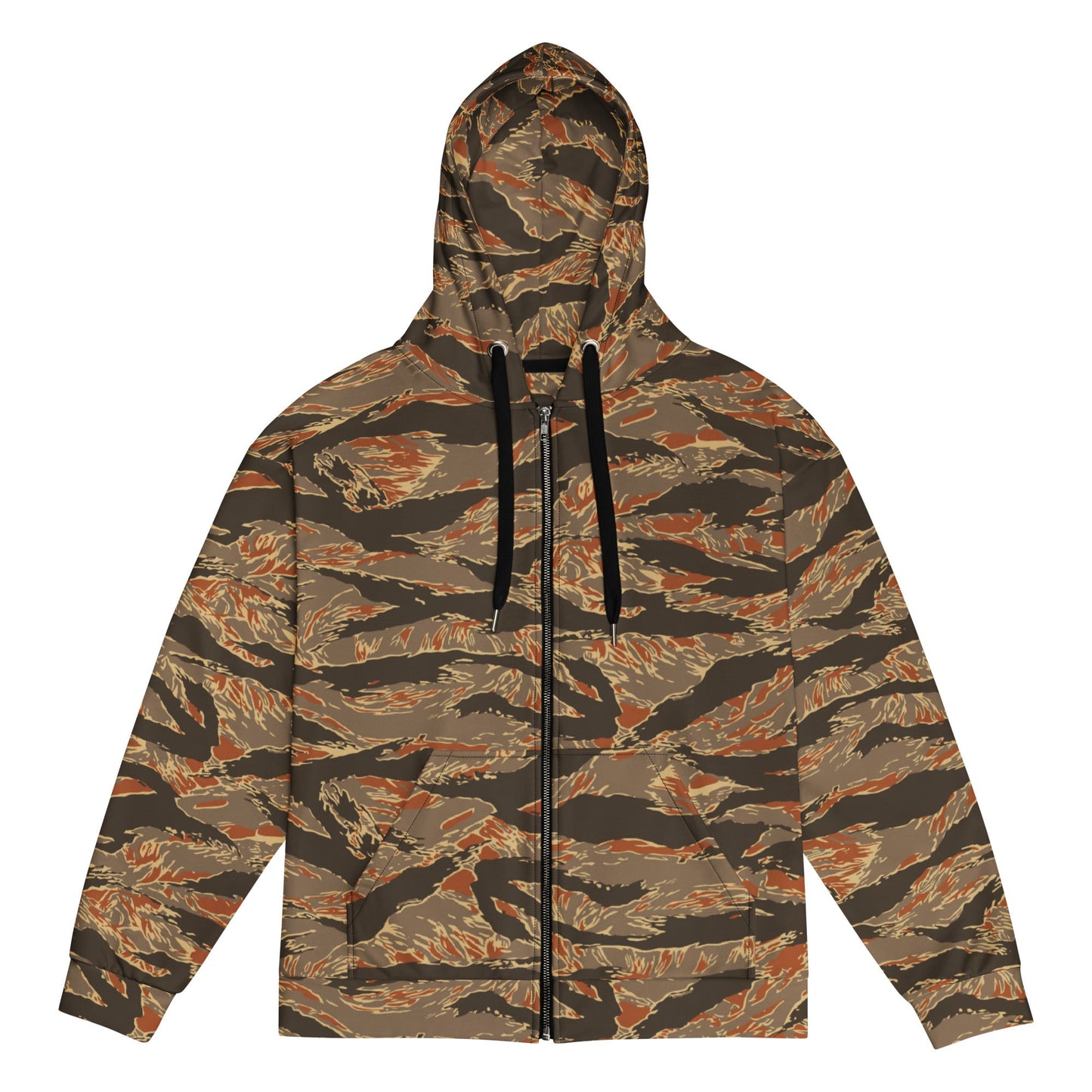 American Tiger Stripe Autumn CAMO Unisex zip hoodie - 2XS - Zip Hoodies