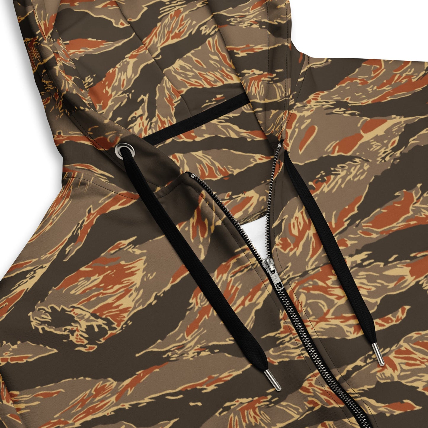 American Tiger Stripe Autumn CAMO Unisex zip hoodie - Zip Hoodies