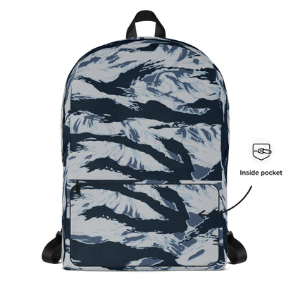 American Tiger Stripe Blue Frost CAMO Backpack - Backpacks
