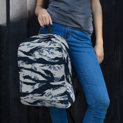 American Tiger Stripe Blue Frost CAMO Backpack - Backpacks