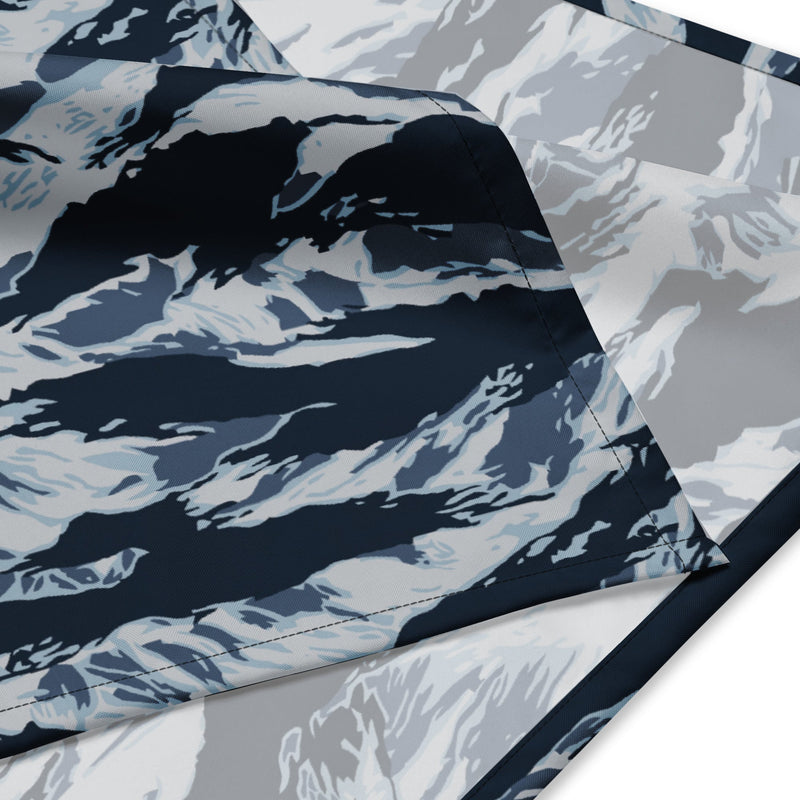 Tiger Stripe Blue Frost CAMO Bandana - Head
