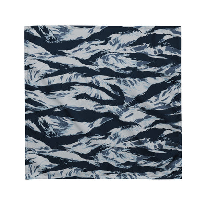 American Tiger Stripe Blue Frost CAMO bandana - M - Bandanas