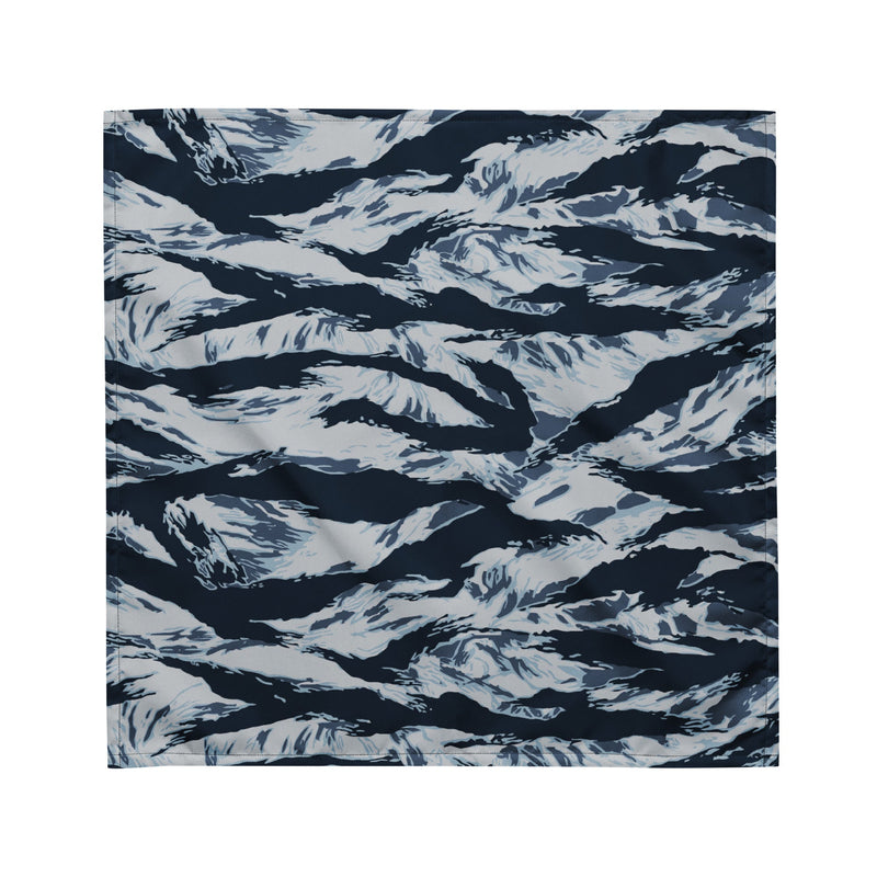 Tiger Stripe Blue Frost CAMO Bandana - M - Head