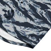 Tiger Stripe Blue Frost CAMO Unisex Baseball Jersey