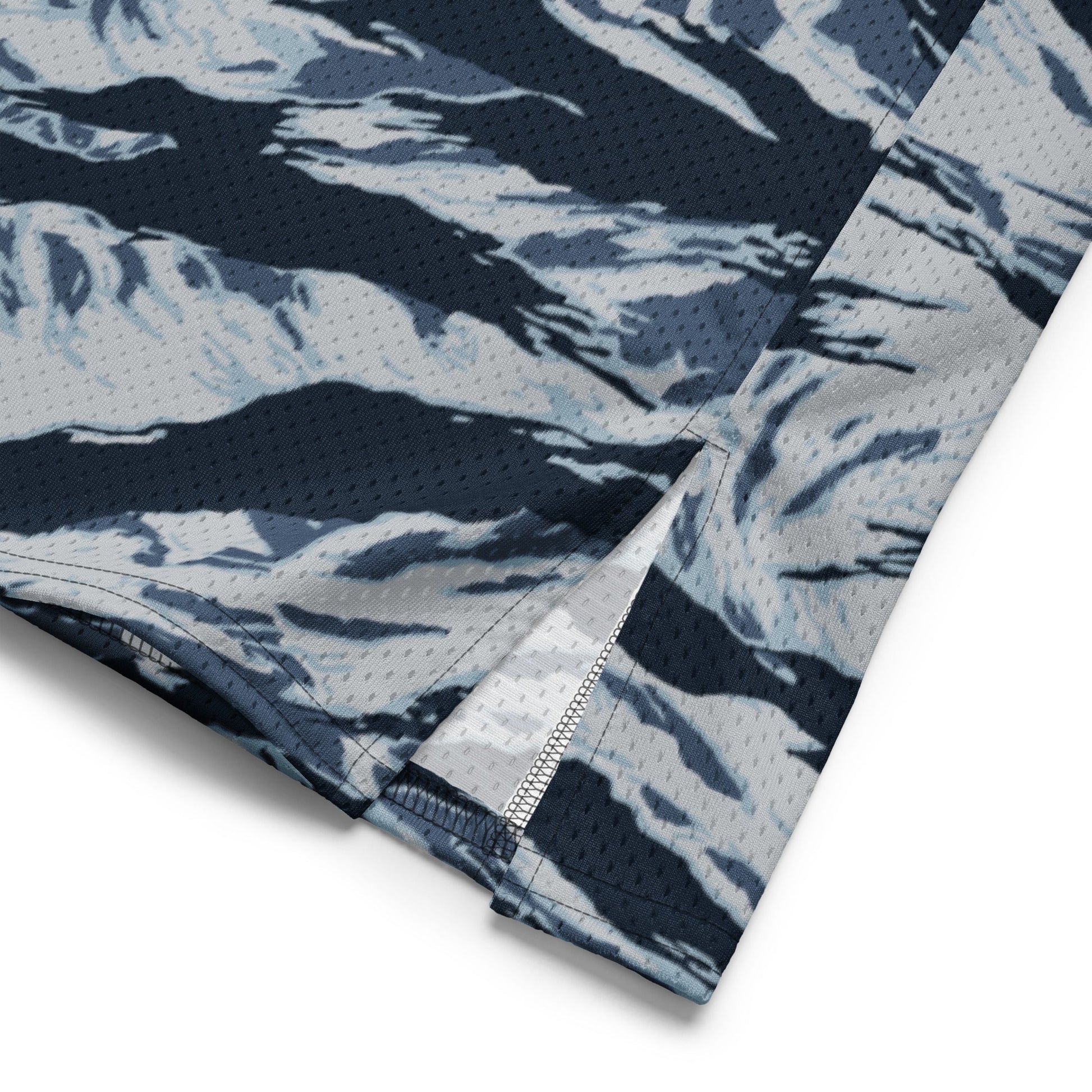 American Tiger Stripe Blue Frost CAMO Unisex Football Jersey