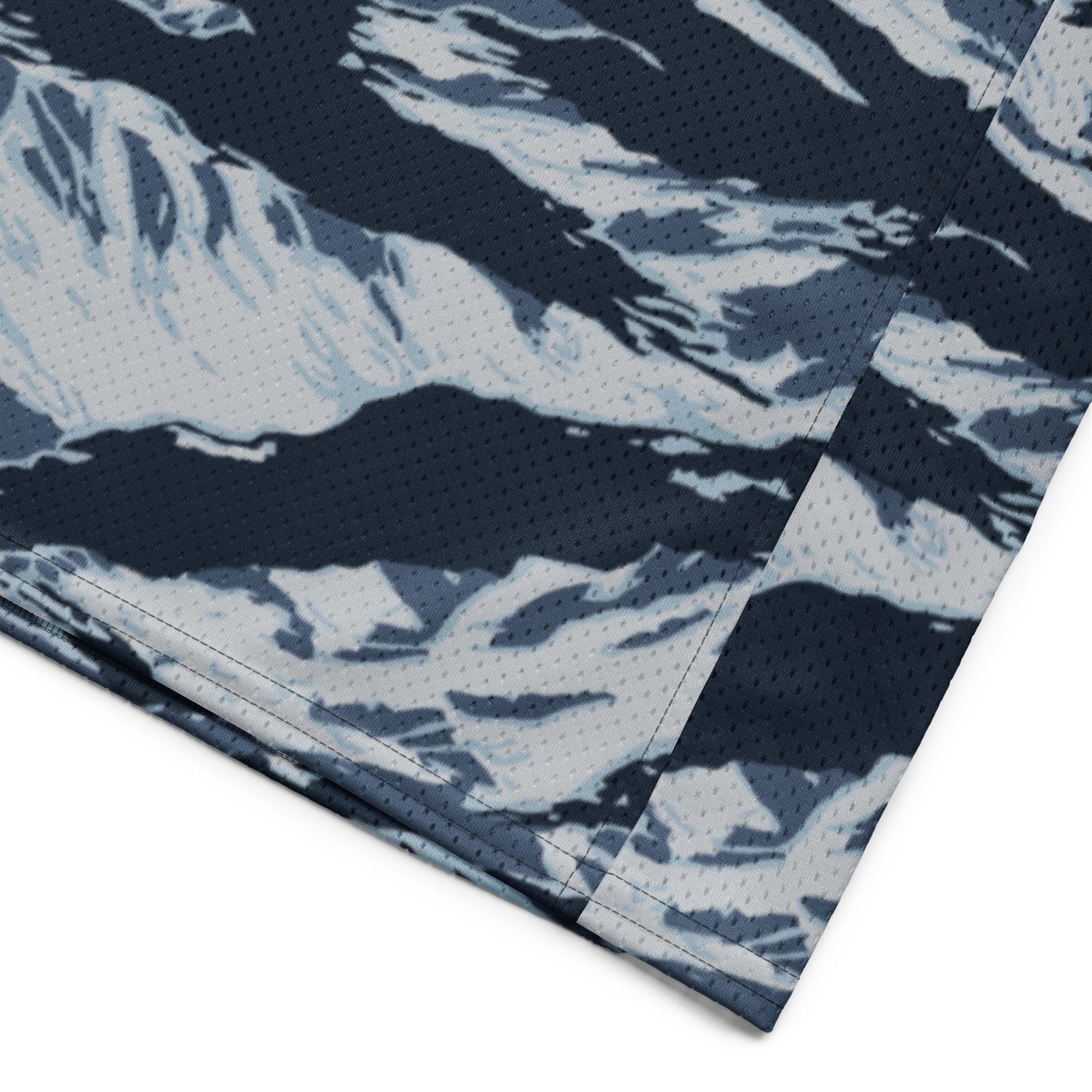 American Tiger Stripe Blue Frost CAMO Unisex Football Jersey
