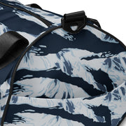 Tiger Stripe Blue Frost CAMO Gym Bag