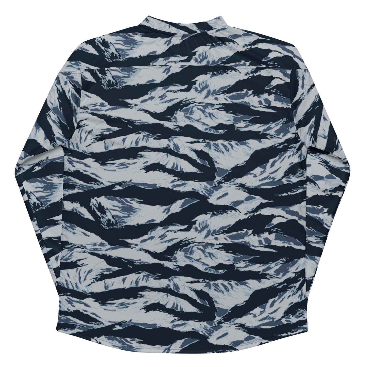 American Tiger Stripe Blue Frost CAMO hockey fan jersey - Hockey Jerseys