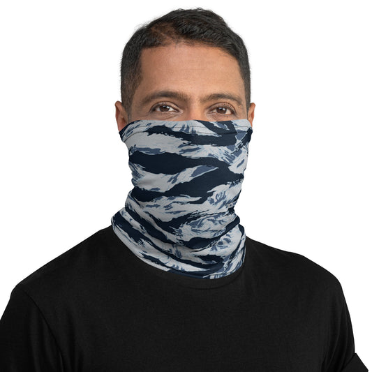 American Tiger Stripe Blue Frost CAMO Neck Gaiter - Gaiters
