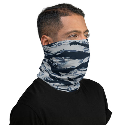 American Tiger Stripe Blue Frost CAMO Neck Gaiter - Gaiters