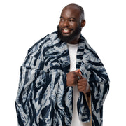 Tiger Stripe Blue Frost CAMO Sherpa Blanket