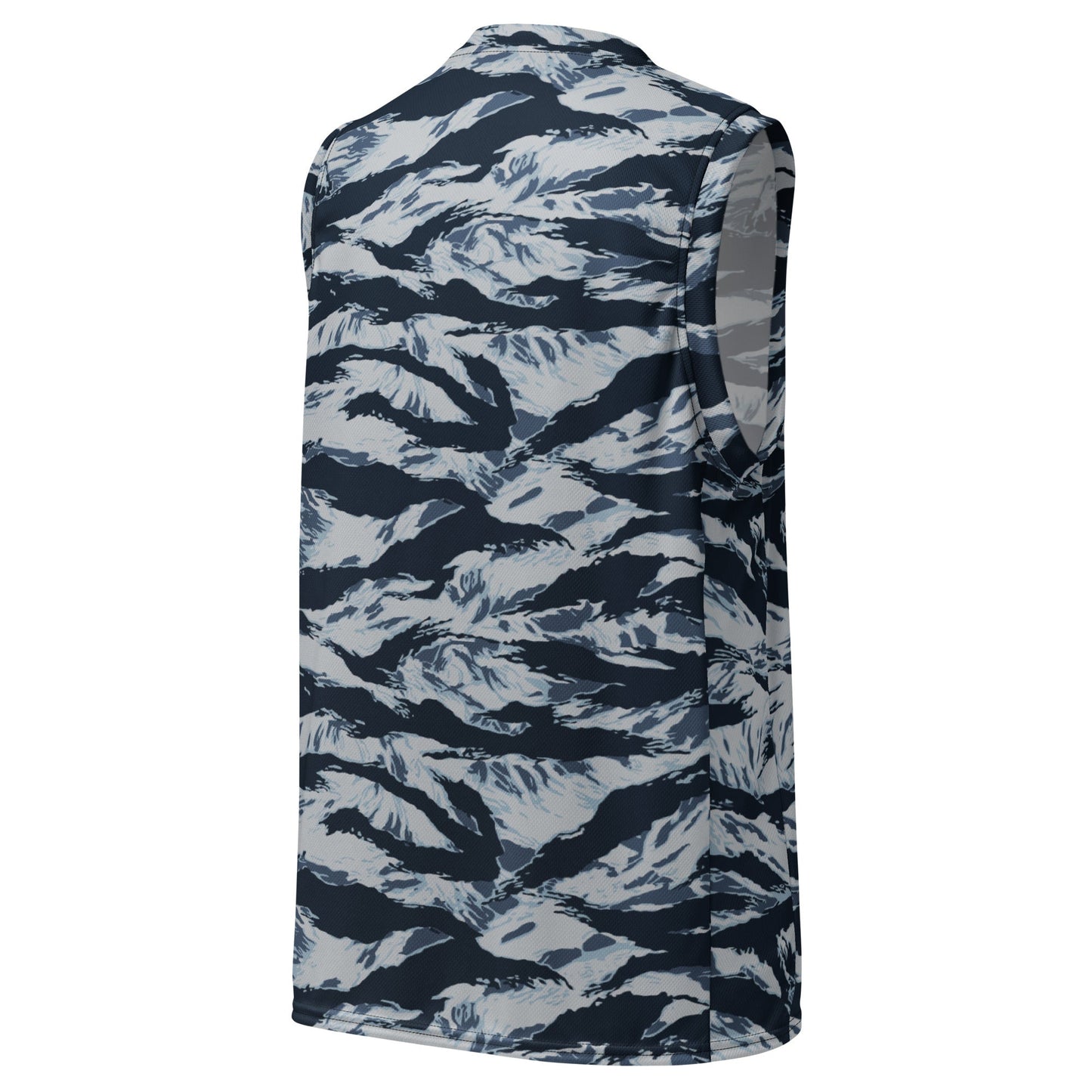 American Tiger Stripe Blue Frost CAMO unisex basketball jersey - Basketball Jerseys