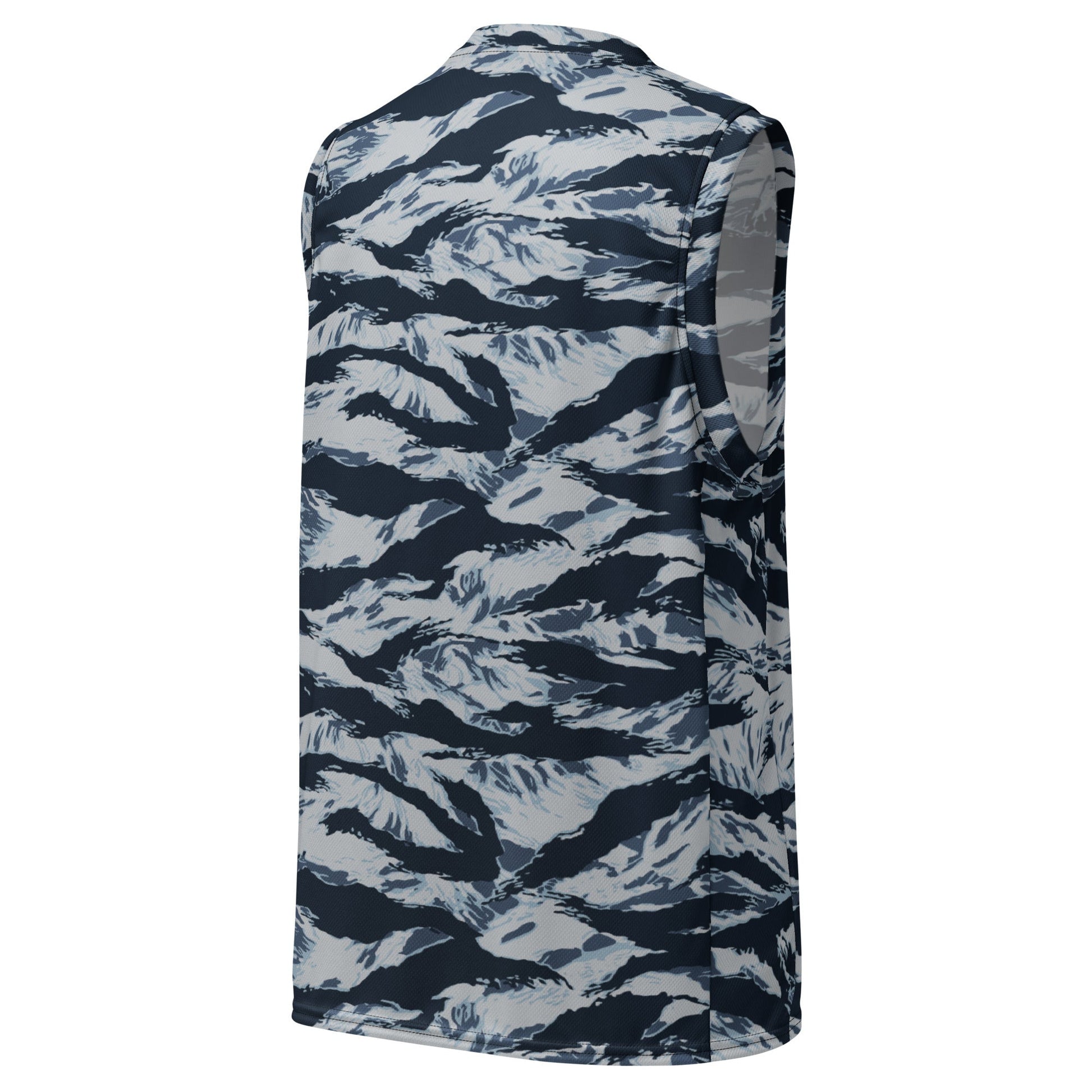 American Tiger Stripe Blue Frost CAMO unisex basketball jersey - Basketball Jerseys