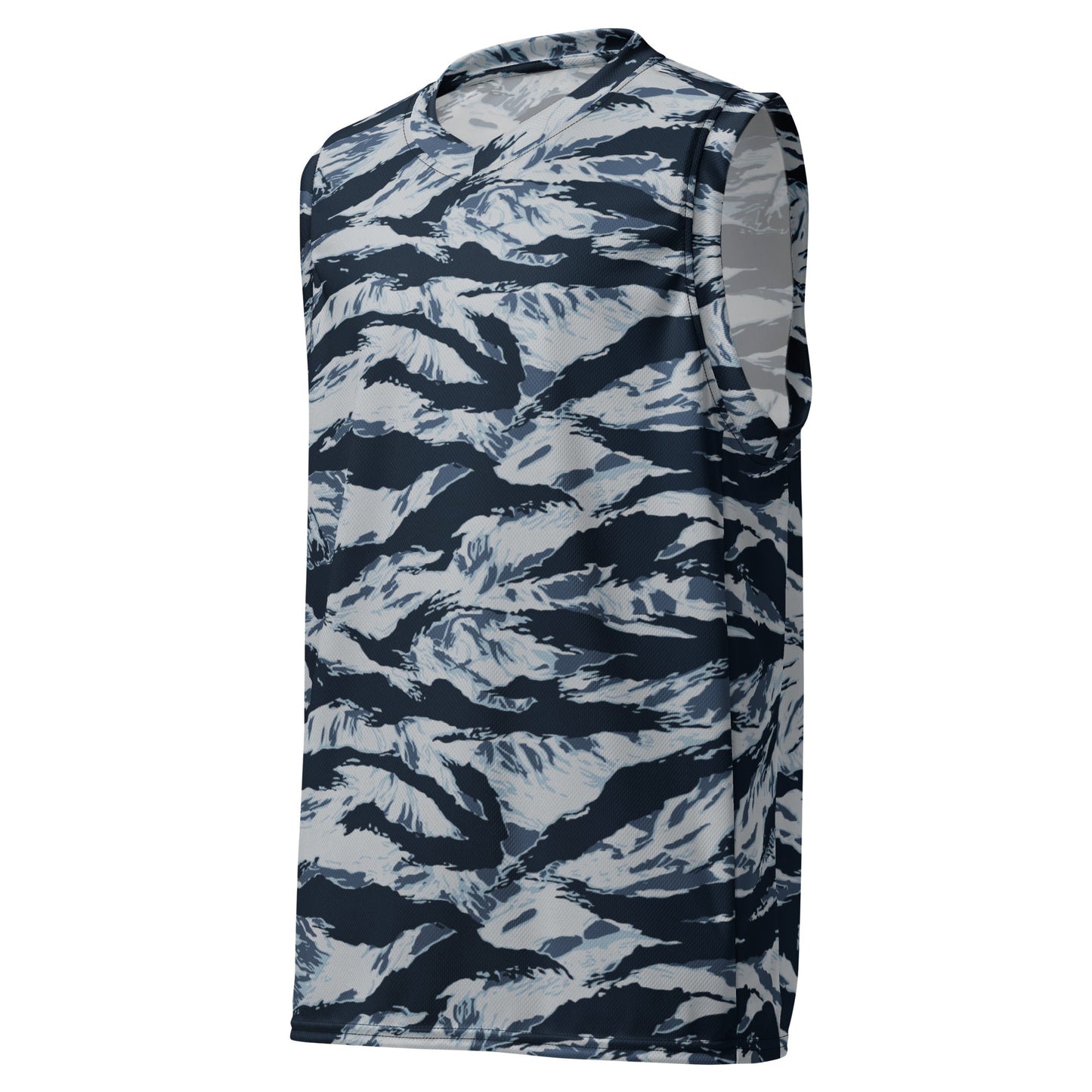 American Tiger Stripe Blue Frost CAMO unisex basketball jersey - Basketball Jerseys