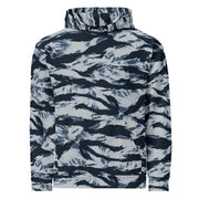 Tiger Stripe Blue Frost CAMO Unisex Hoodie