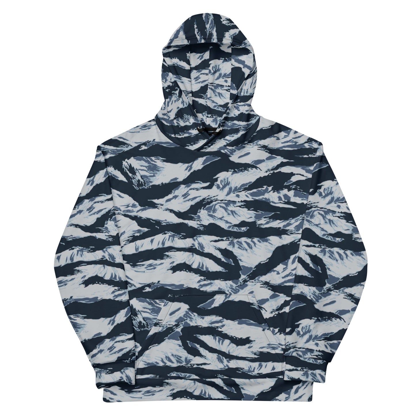 American Tiger Stripe Blue Frost CAMO Unisex Hoodie - Hoodies