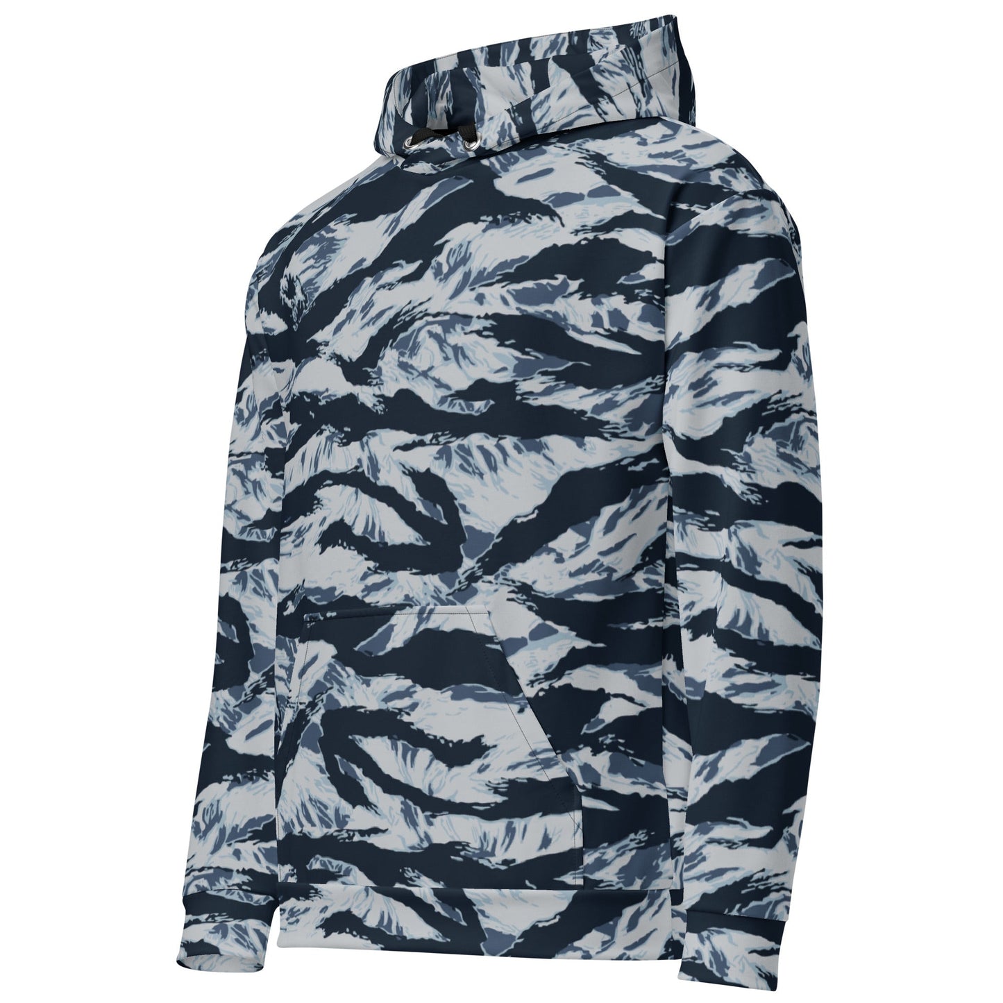 American Tiger Stripe Blue Frost CAMO Unisex Hoodie - Hoodies