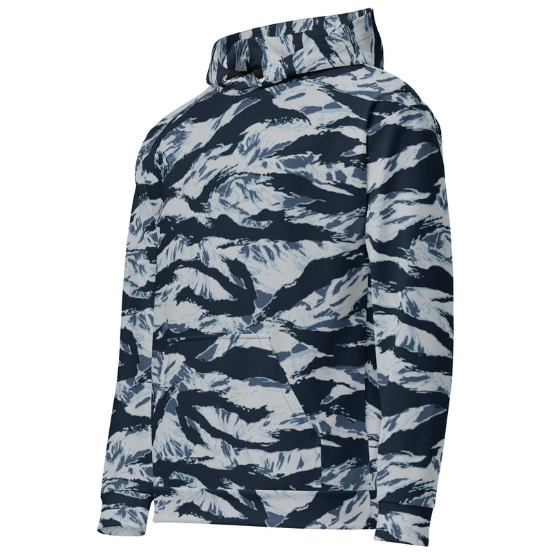 Tiger Stripe Blue Frost CAMO Unisex Hoodie