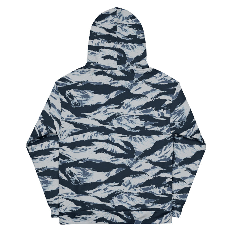 Tiger Stripe Blue Frost CAMO Unisex Hoodie