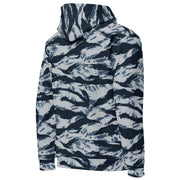 Tiger Stripe Blue Frost CAMO Unisex Hoodie